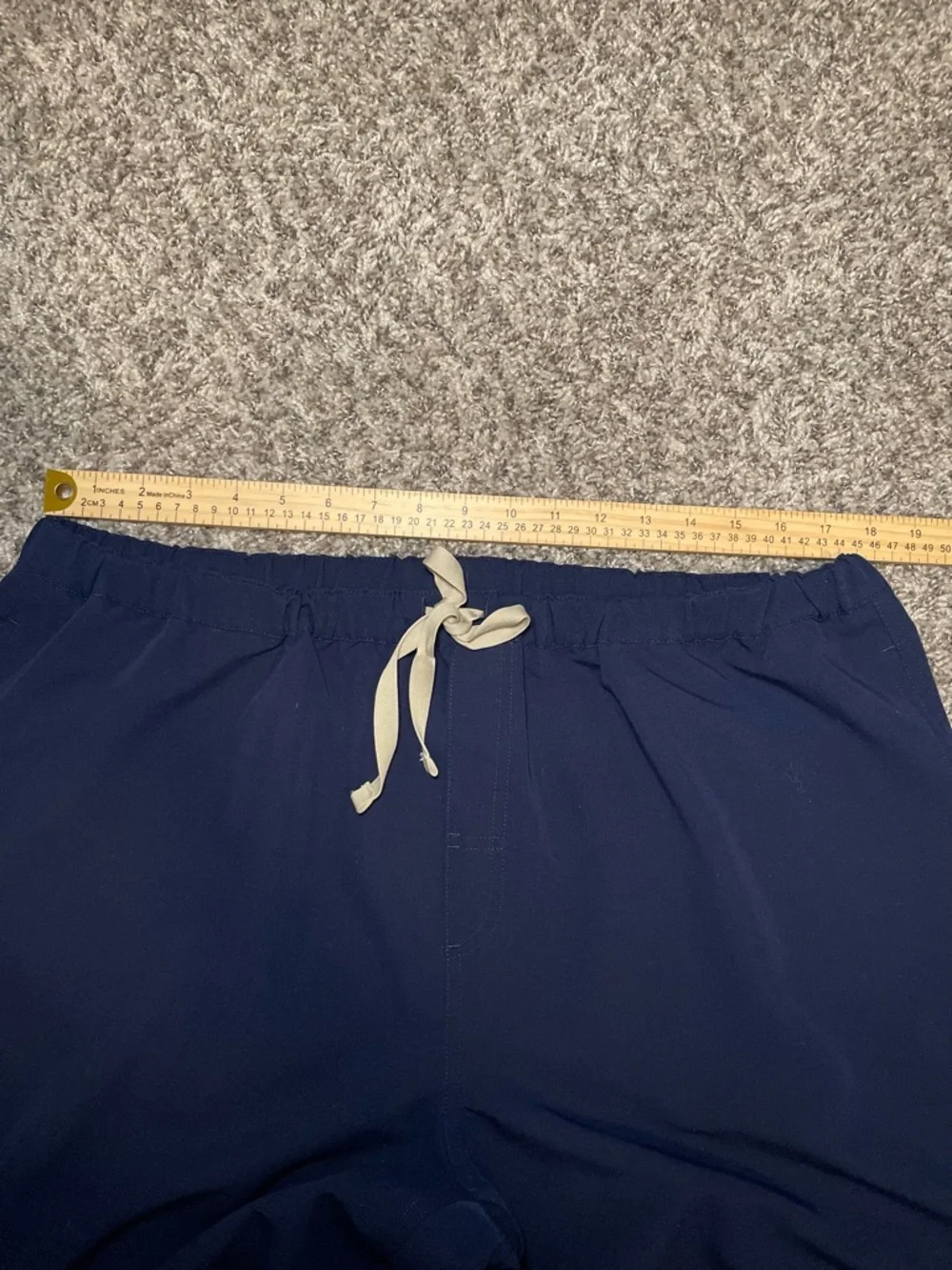 Figs Mens Pisco Basic Scrub‎ Pants Navy Stretch Drawstring Waist Size XXL/S